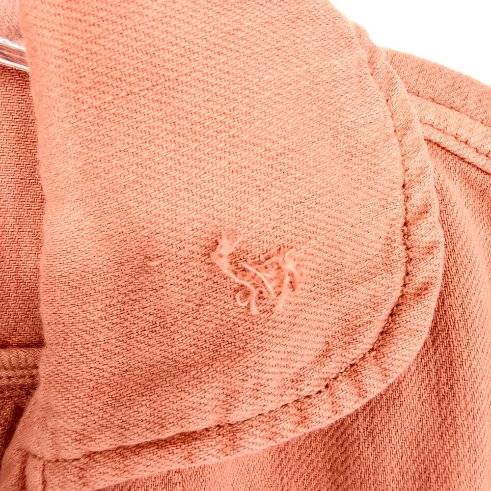 NWT *FLAWED* Sandrine Rose Free People Empire Utility Shirt Jacket Petal Pink XS
